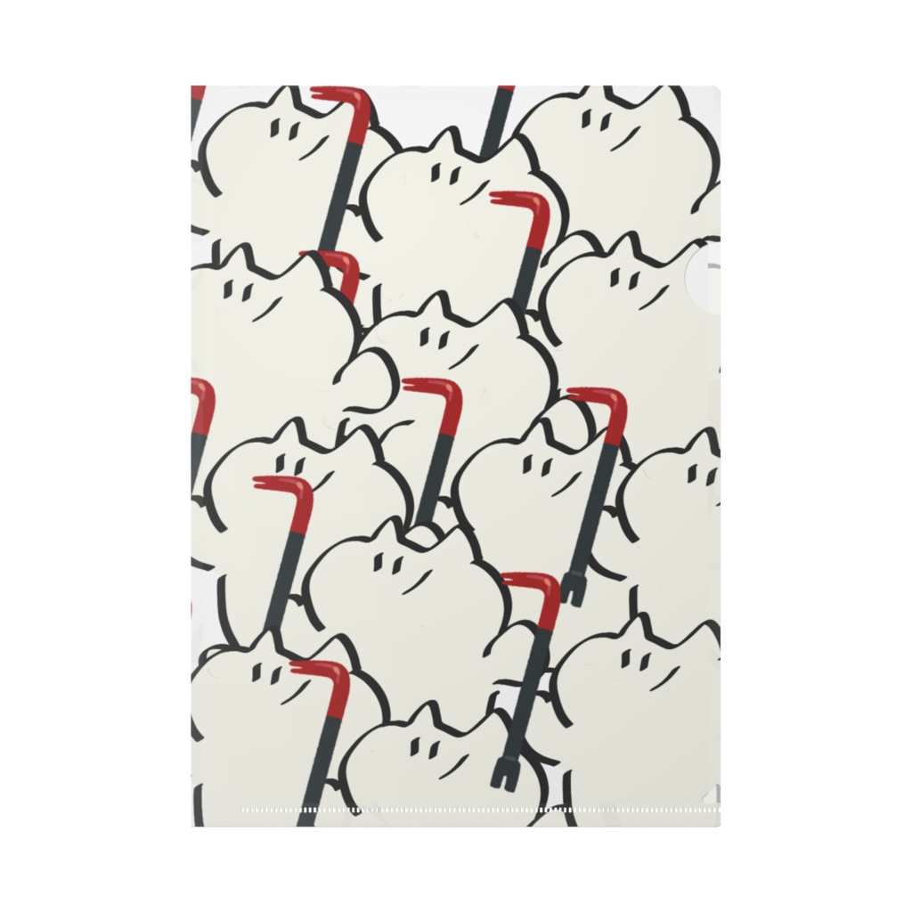 ｸﾞﾛｰﾊﾞﾙﾈｯｺﾁｬﾝクリアファイル