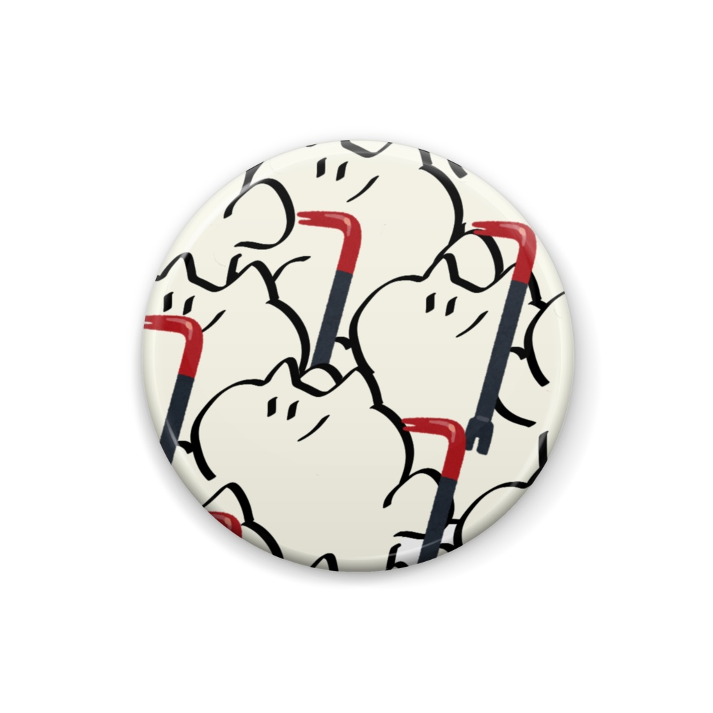 ｸﾞﾛｰﾊﾞﾙﾈｯｺﾁｬﾝ缶バッジ