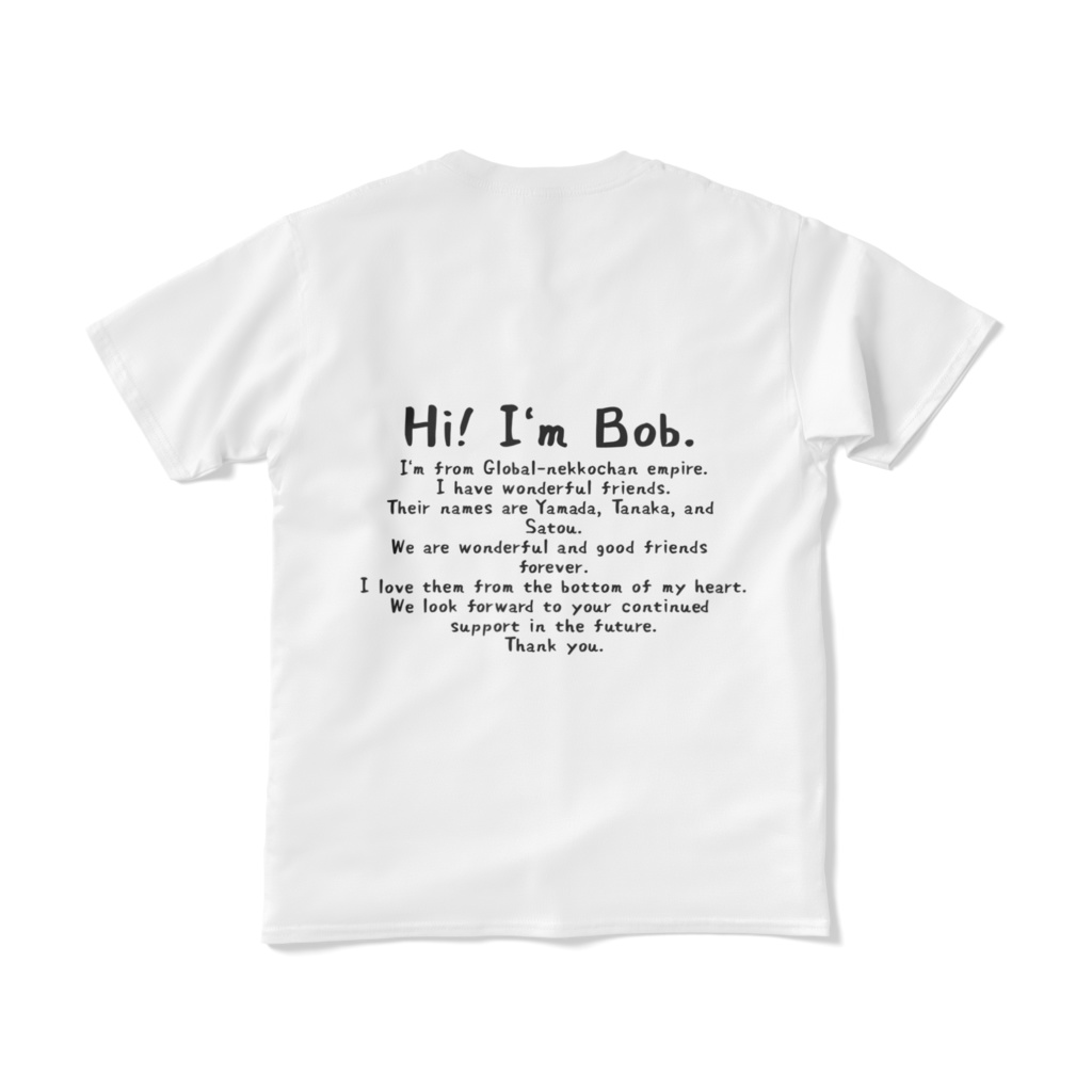 グローバルネッコチャンBobシャツ