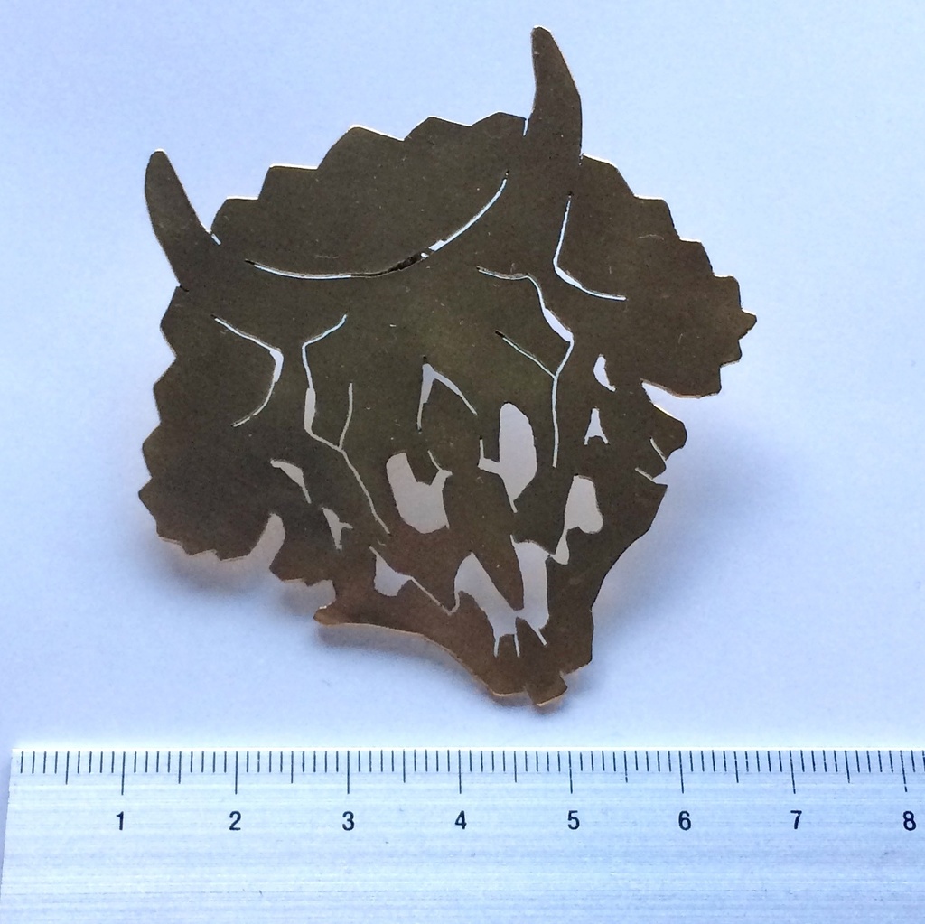 トリケラトプスピンバッジ