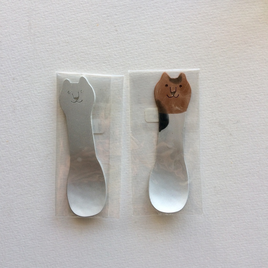アルミの猫スプーン