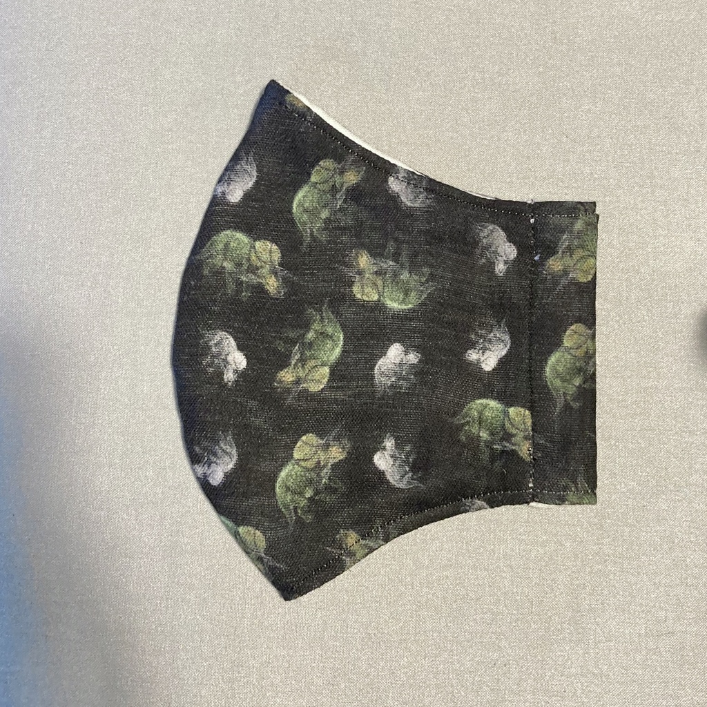 トリケラトプス布マスク