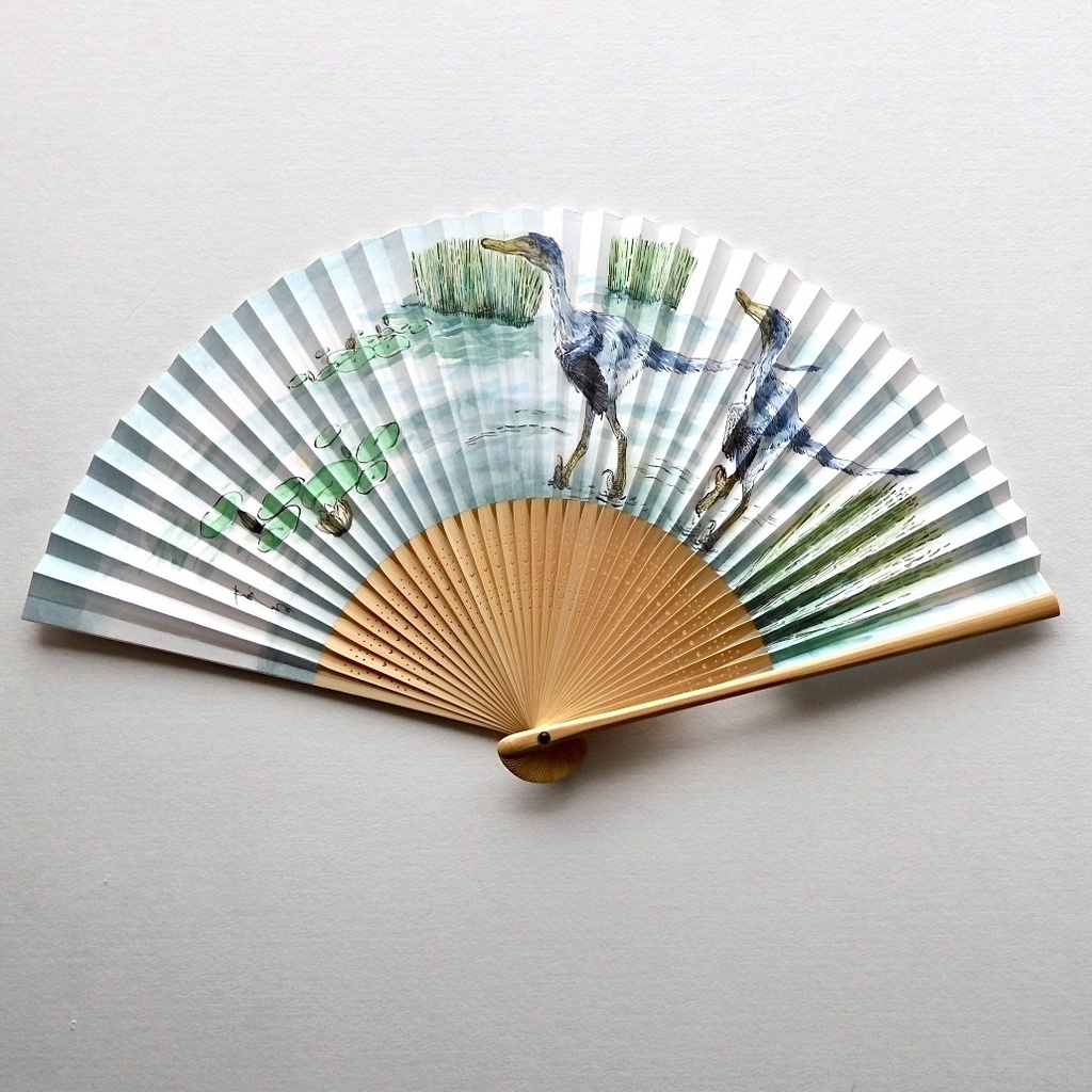 恐竜の扇子