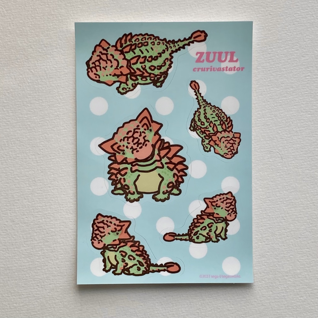 ファンシー復元恐竜 マルチステッカー(おまけペーパー付き)