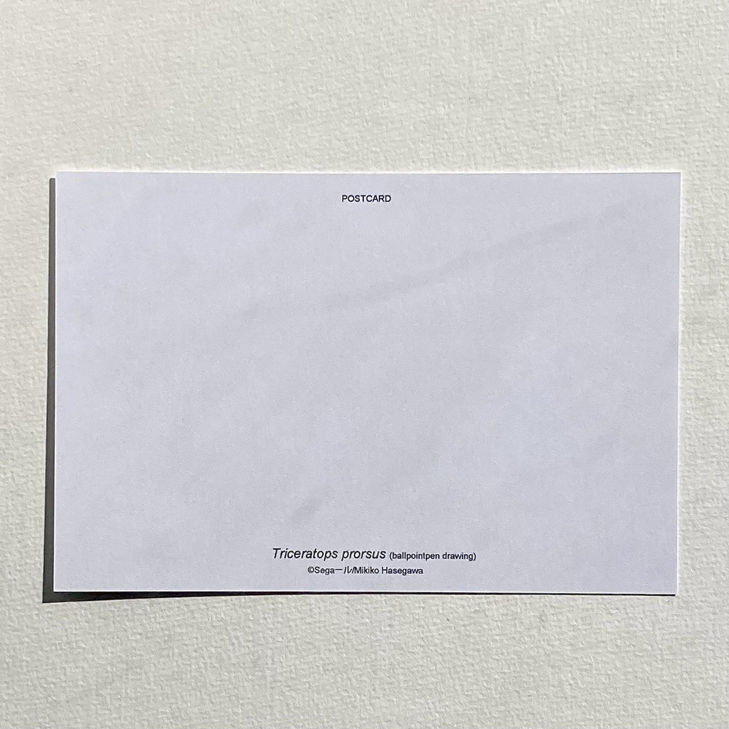 トリケラトプスポストカード