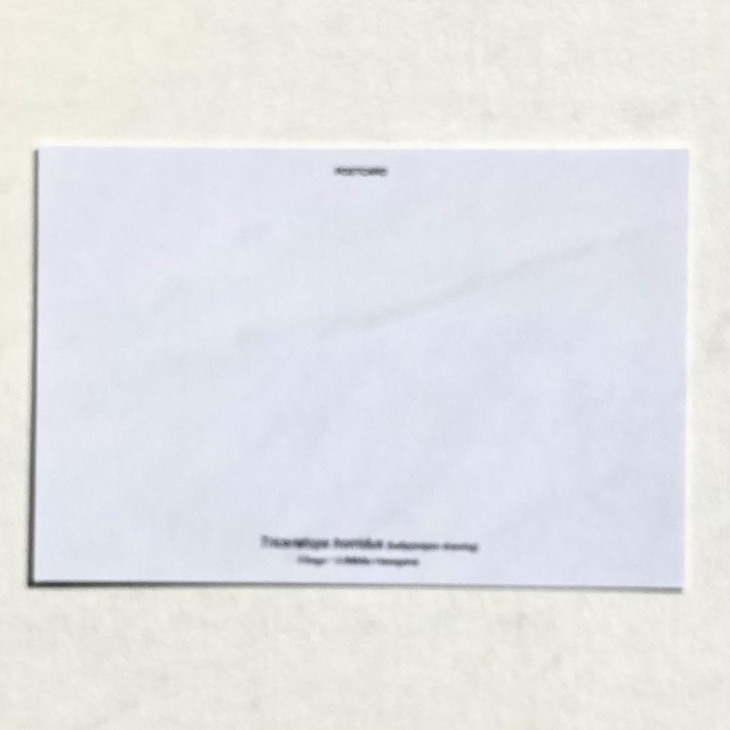 トリケラトプスポストカード