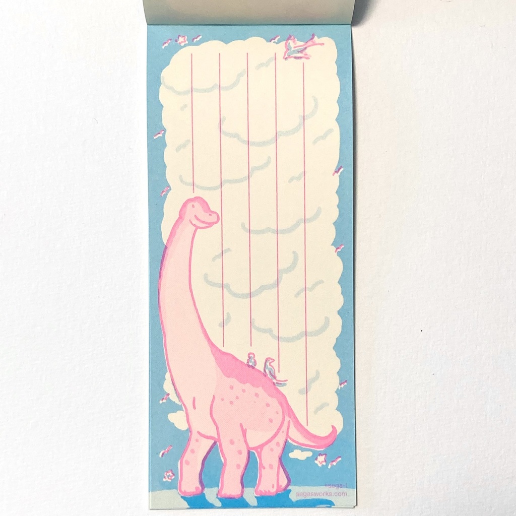 一筆箋「くびのながい古生物」