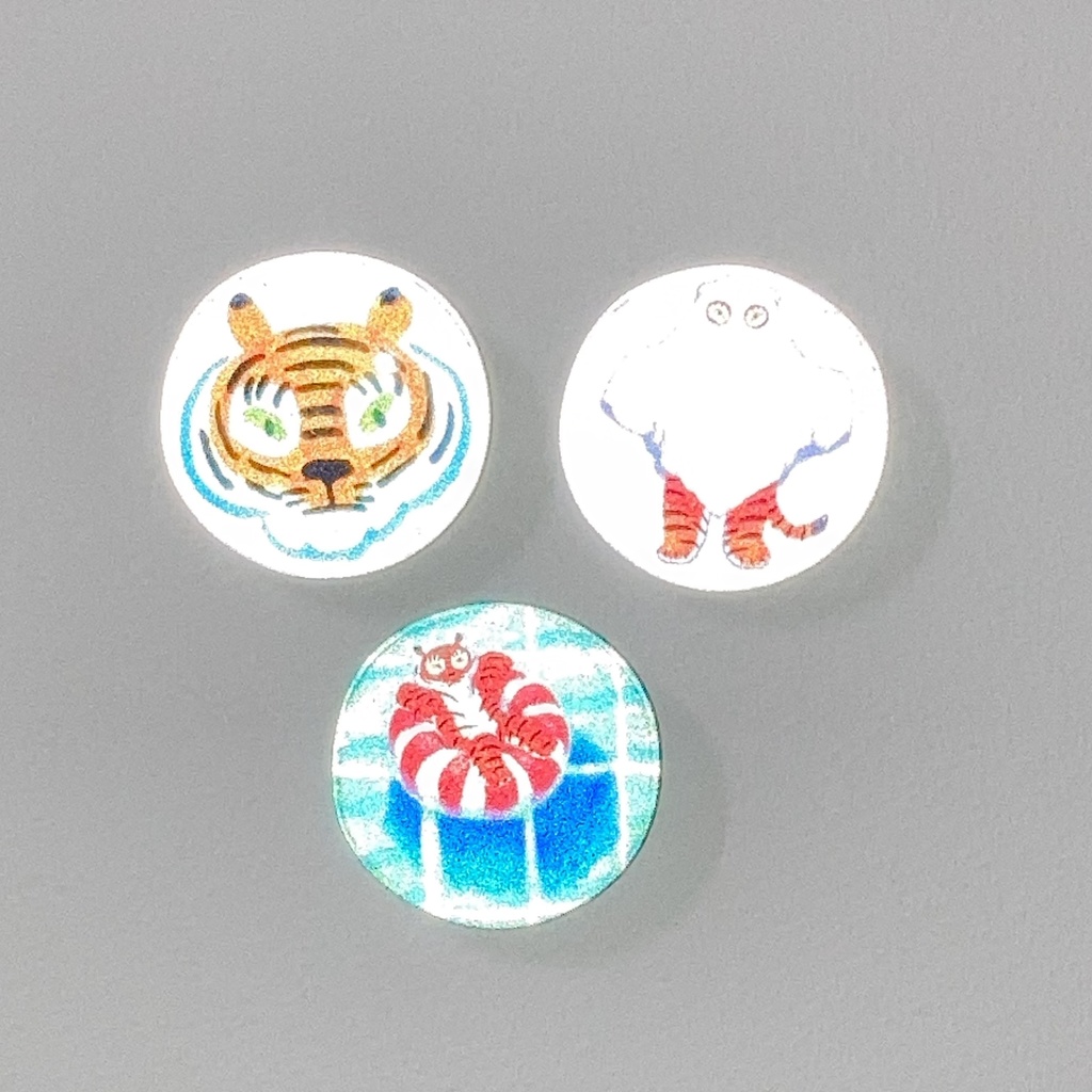 リフレクター缶バッジ(トラちゃん)