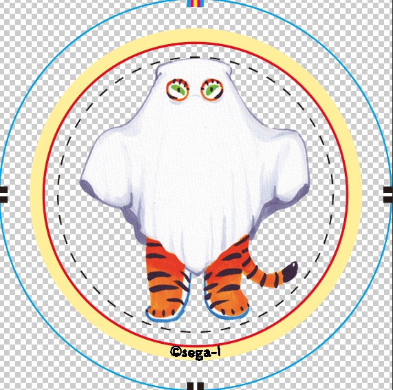 リフレクター缶バッジ(トラちゃん)