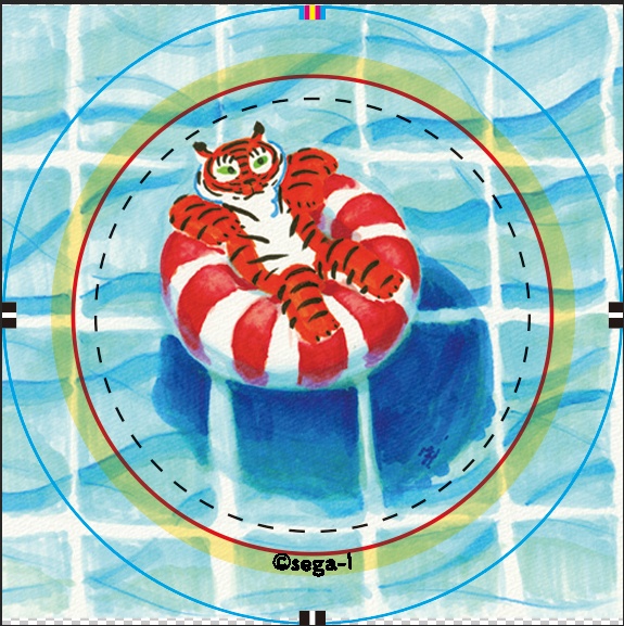 リフレクター缶バッジ(トラちゃん)