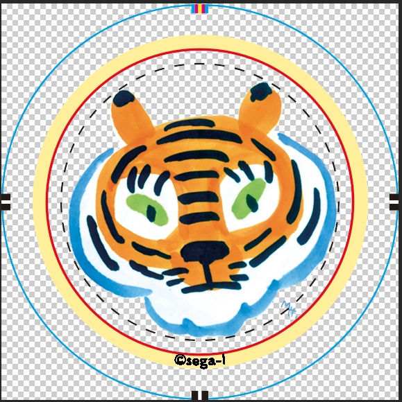 リフレクター缶バッジ(トラちゃん)