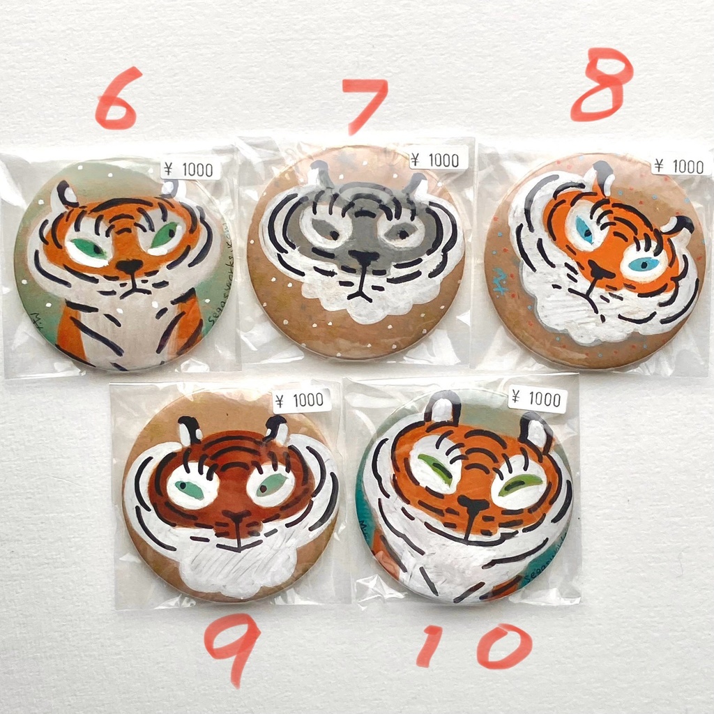 原画イラスト φ75mm缶ミラー