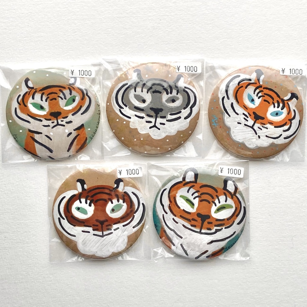 原画イラスト φ75mm缶ミラー