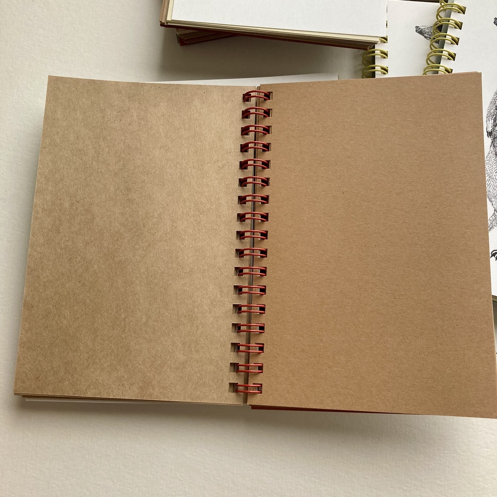 動物イラスト リングメモ帳