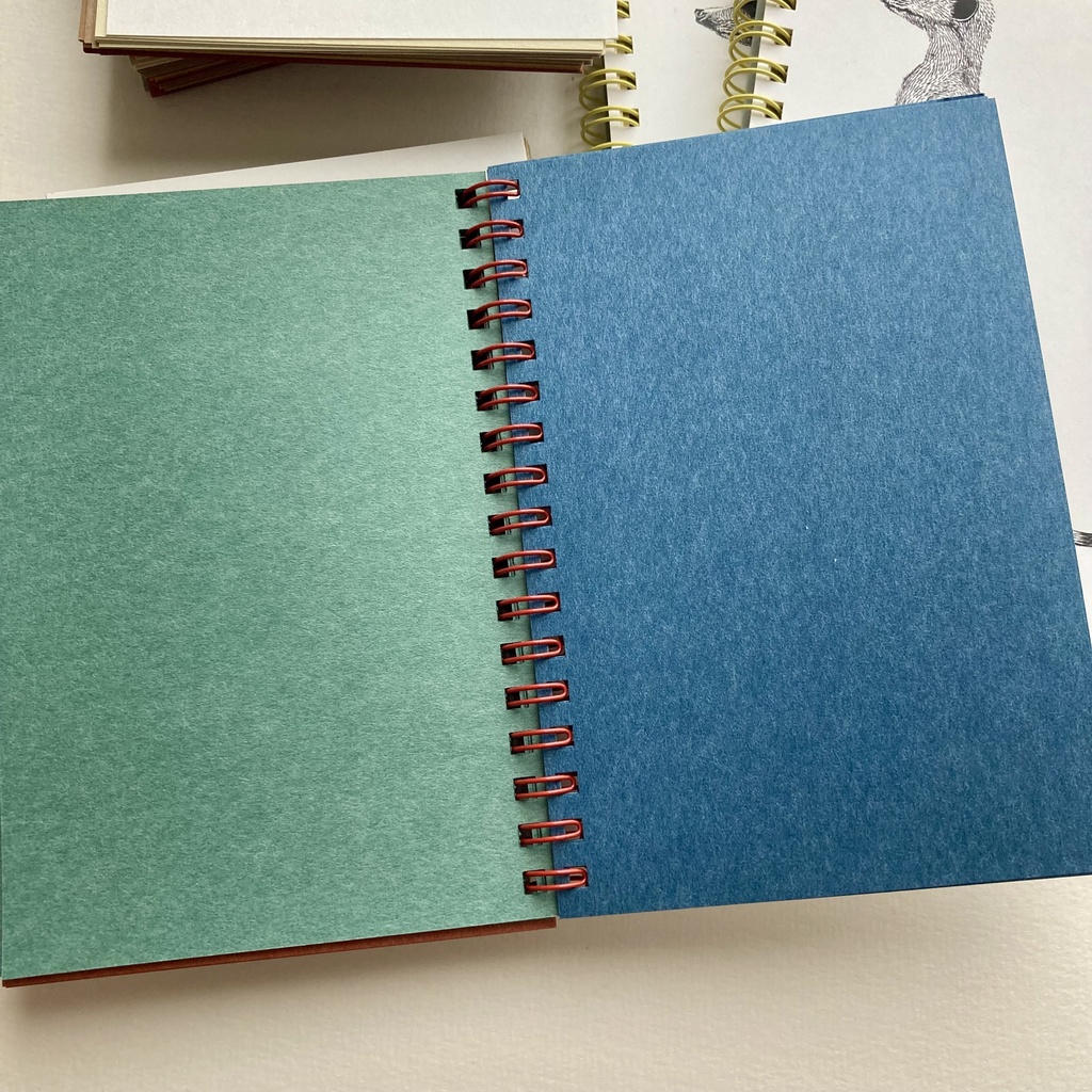 動物イラスト リングメモ帳