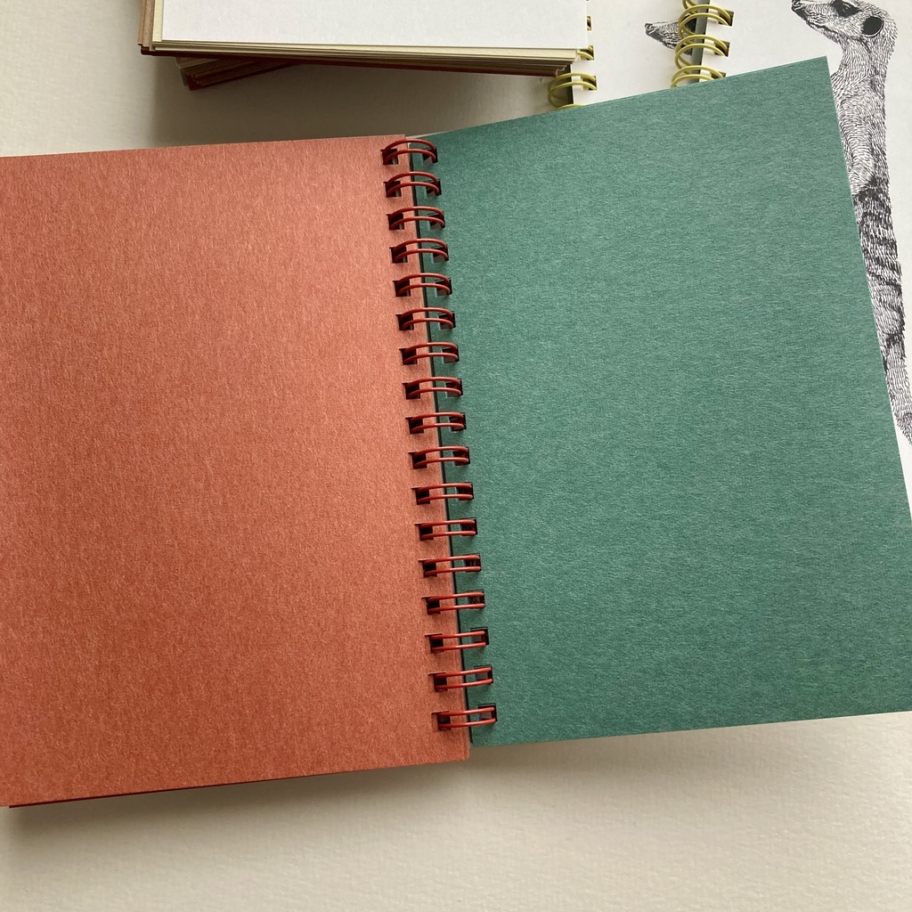 動物イラスト リングメモ帳