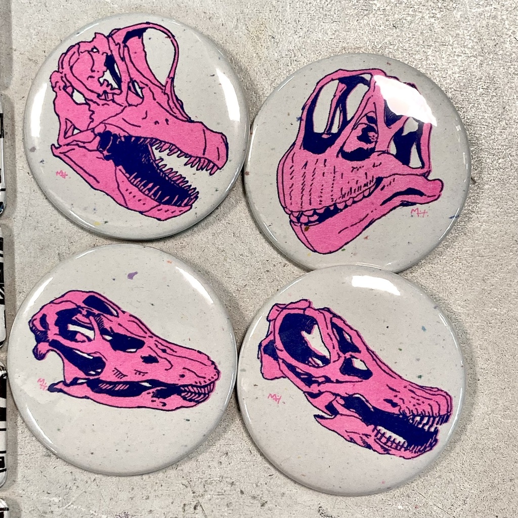 リソグラフ古生物φ65mm缶バッジ