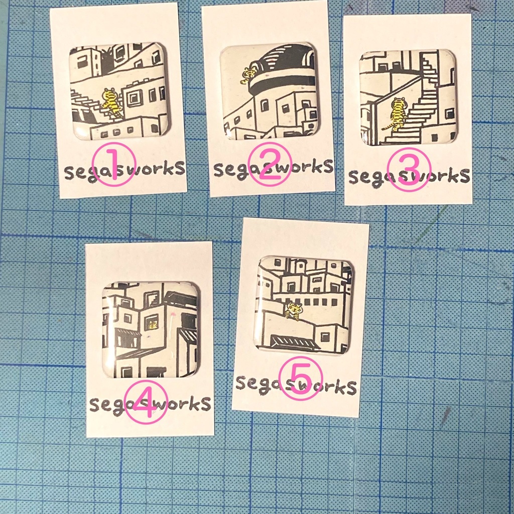 スクエア缶マグネット37mm