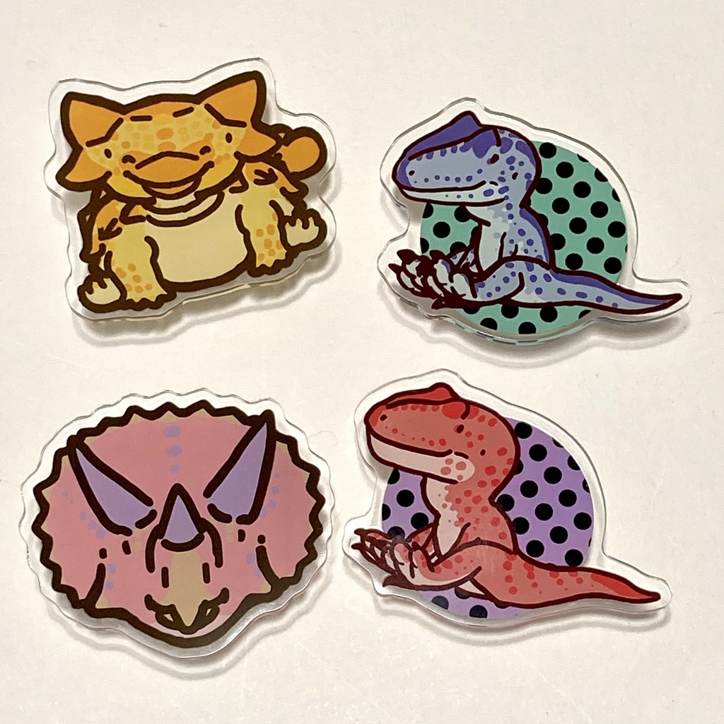 恐竜イラスト スマホグリップホルダー