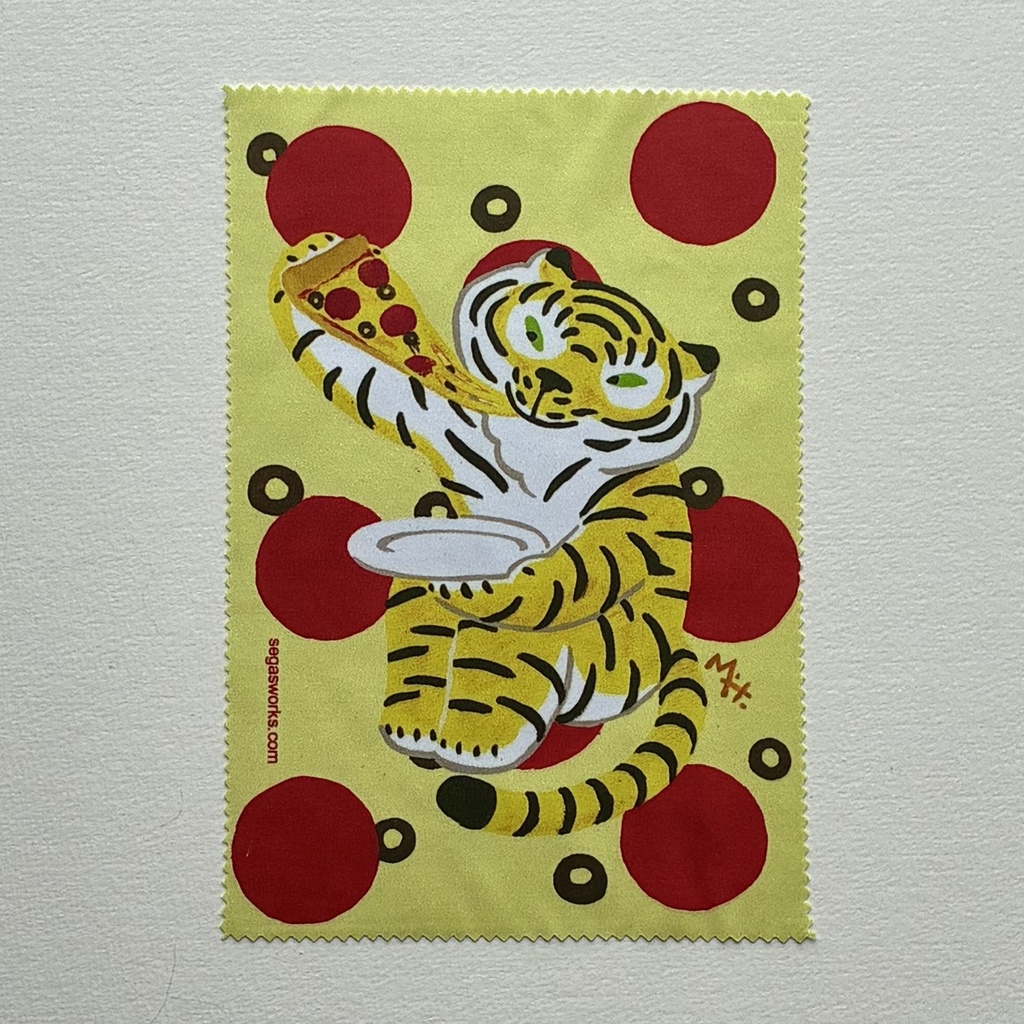 FOOD&DRINKのトラちゃん メガネ拭き
