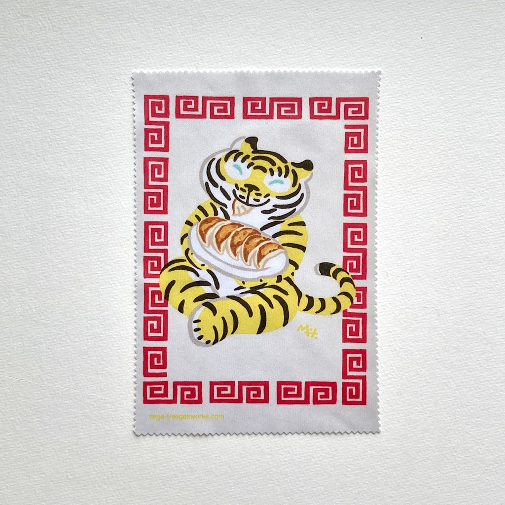 FOOD&DRINKのトラちゃん メガネ拭き