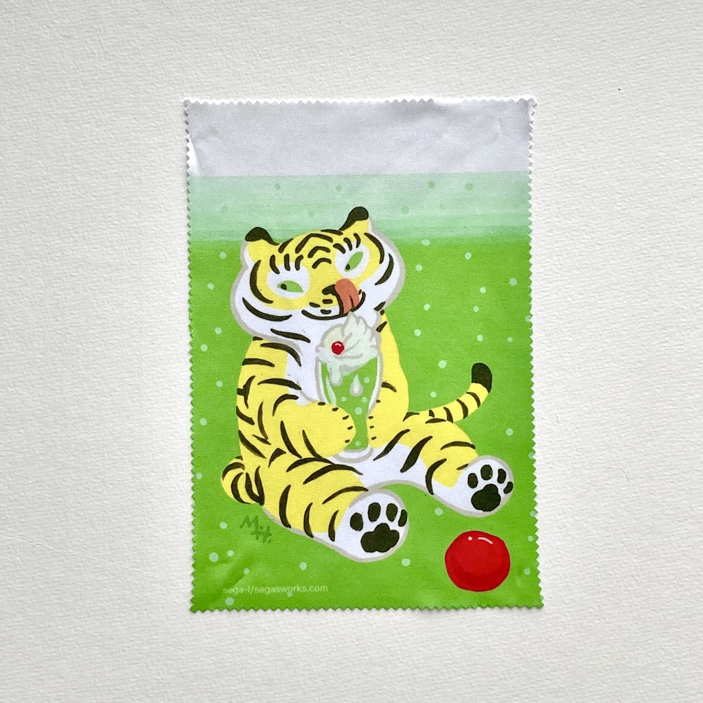 FOOD&DRINKのトラちゃん メガネ拭き