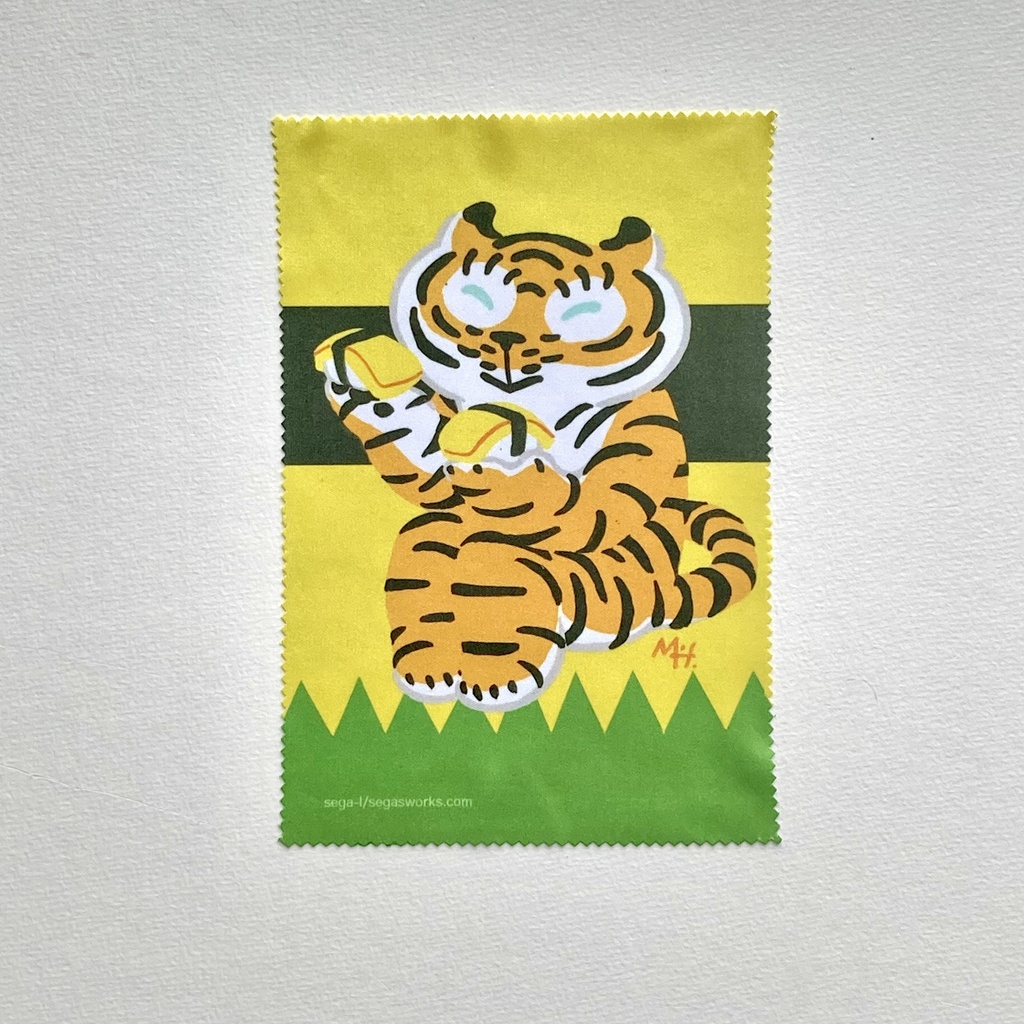 FOOD&DRINKのトラちゃん メガネ拭き