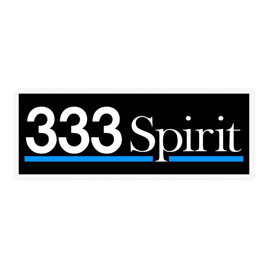 333 Spirit ステッカー