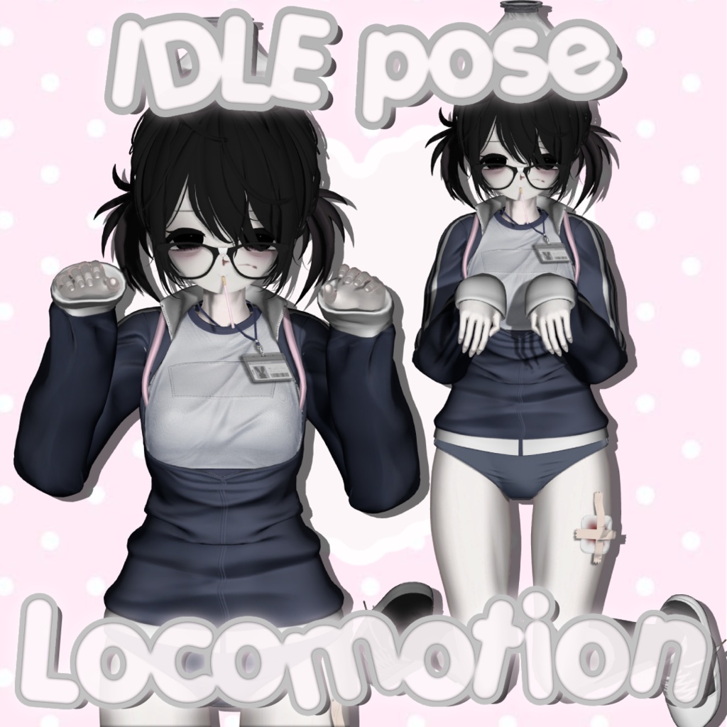 ♡ Cute 30 Idle Pose Locomotion
