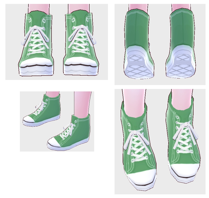 Pastel Green Shoes