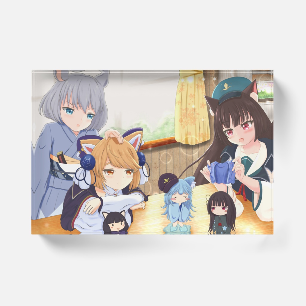 お人形愛好会 アクリルブロック