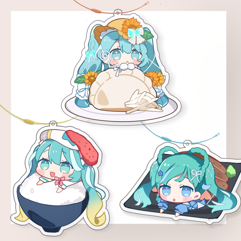 【発送8/10〜】マジカルミライ　ご当地アクリルキーホルダー(3種)