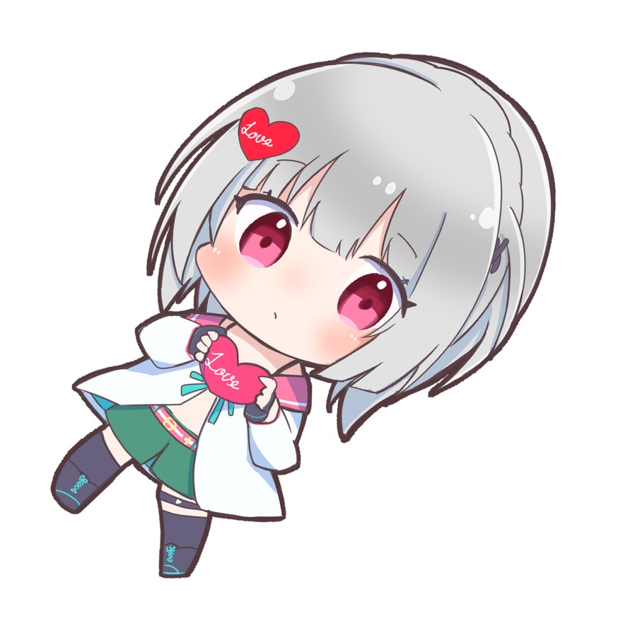 萌実ステッカー