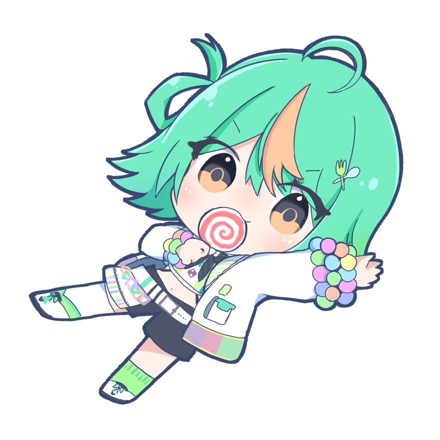 ぷわぷわぽぷらステッカー