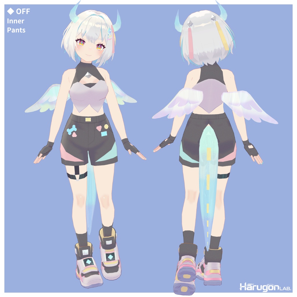 オリジナル3Dモデル「翡翠りの / Hisui_Rino」