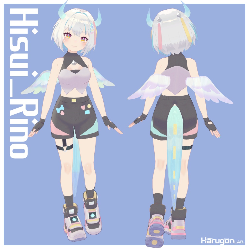 オリジナル3Dモデル「翡翠りの / Hisui_Rino」
