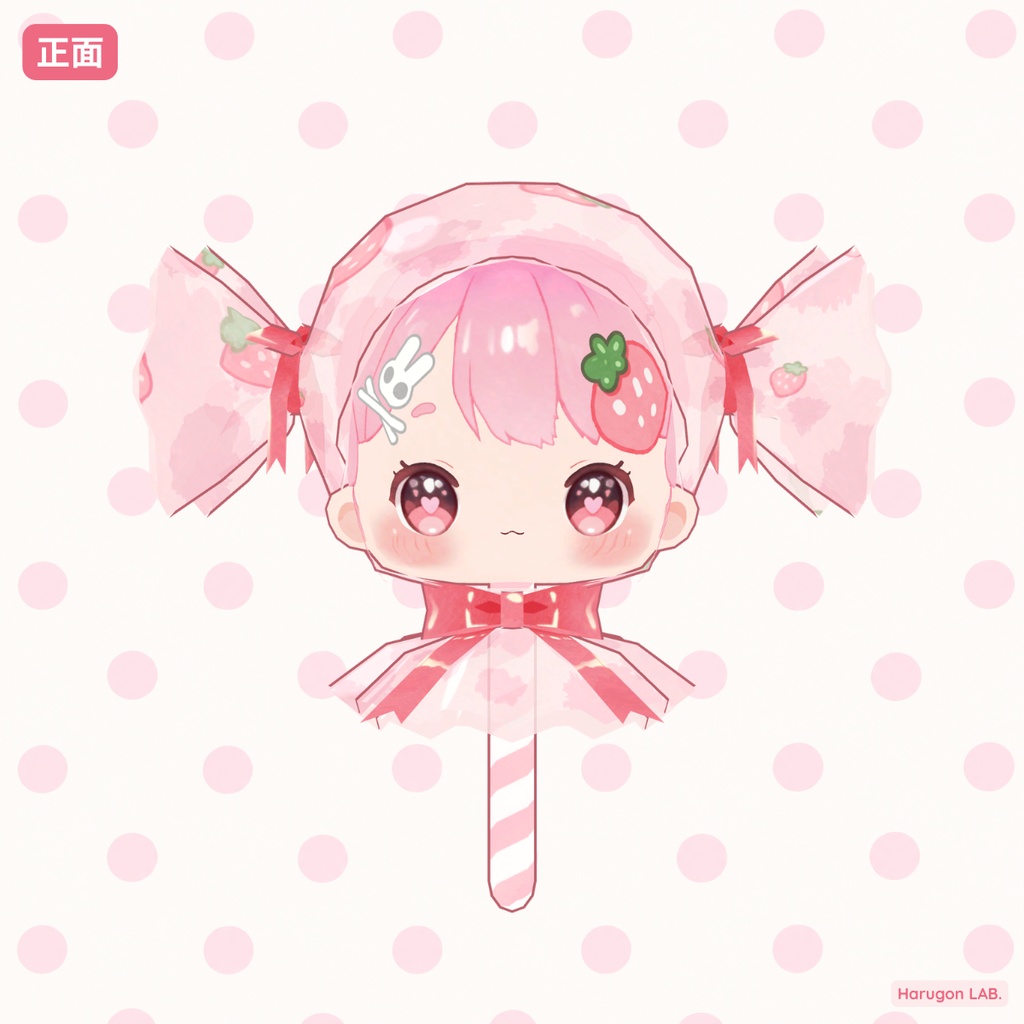 オリジナル3Dモデル「AMECHAN / あめちゃん」VRChat