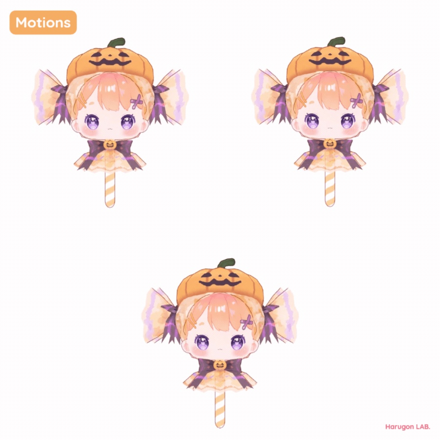 「AMECHAN / あめちゃん」専用3D衣装「Pumpkin」