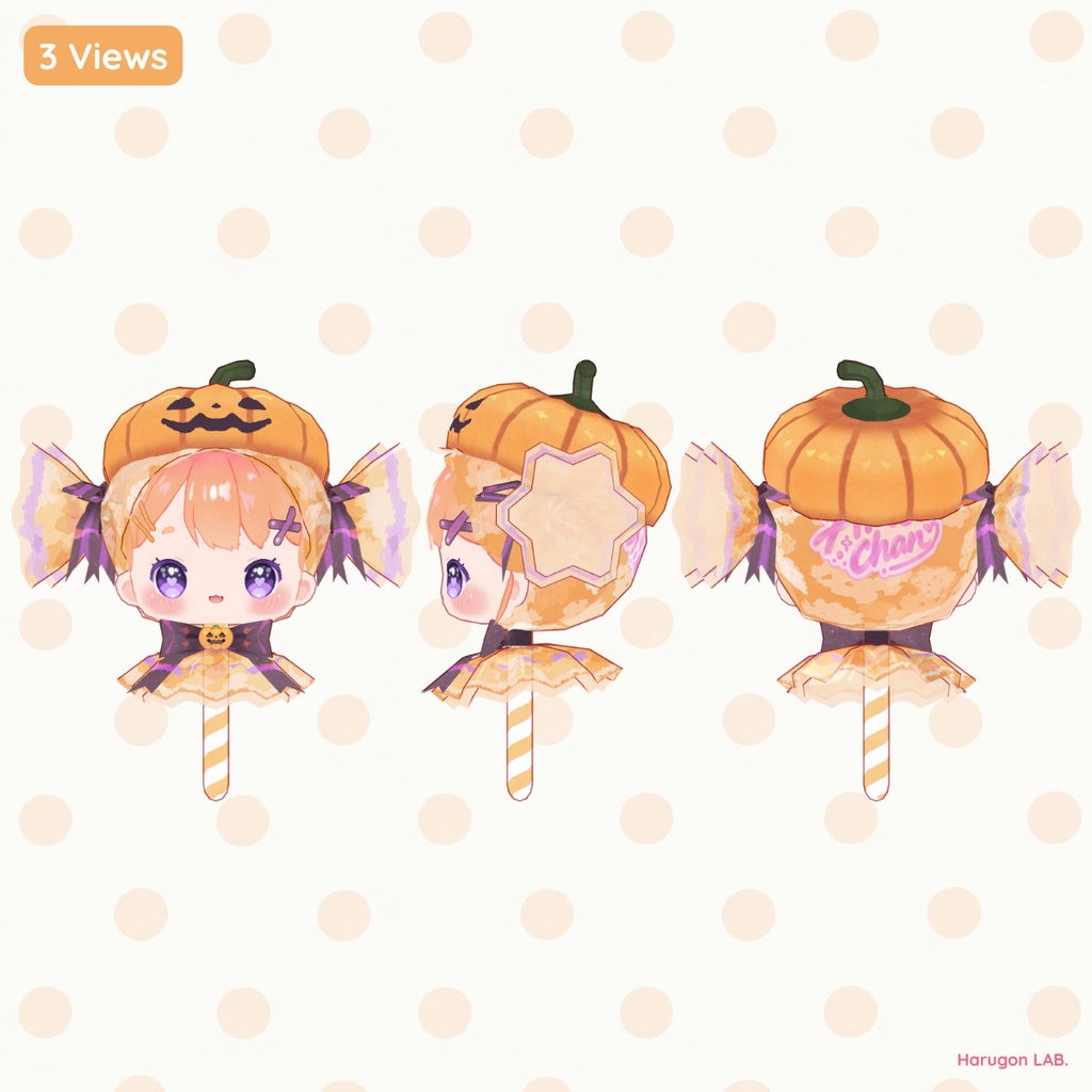 「AMECHAN / あめちゃん」専用3D衣装「Pumpkin」
