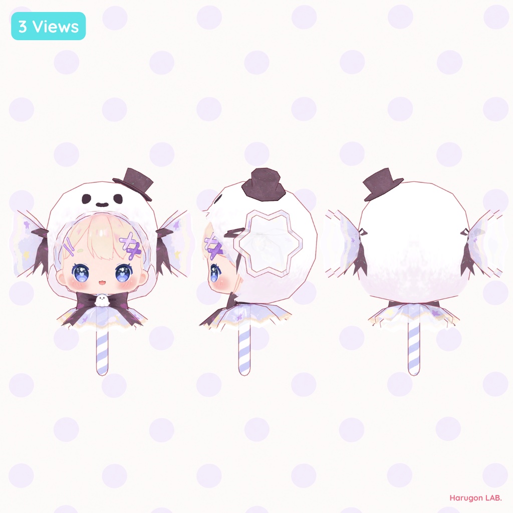 「AMECHAN / あめちゃん」専用3D衣装「Ghost」