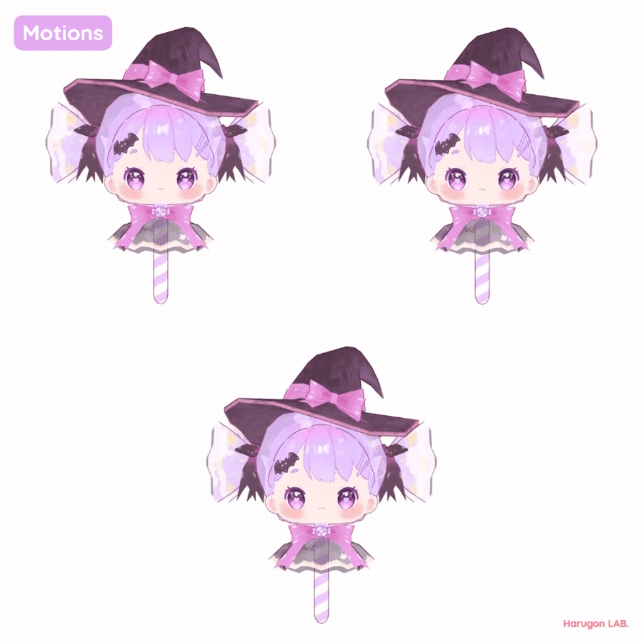 「AMECHAN / あめちゃん」専用3D衣装「Witch」