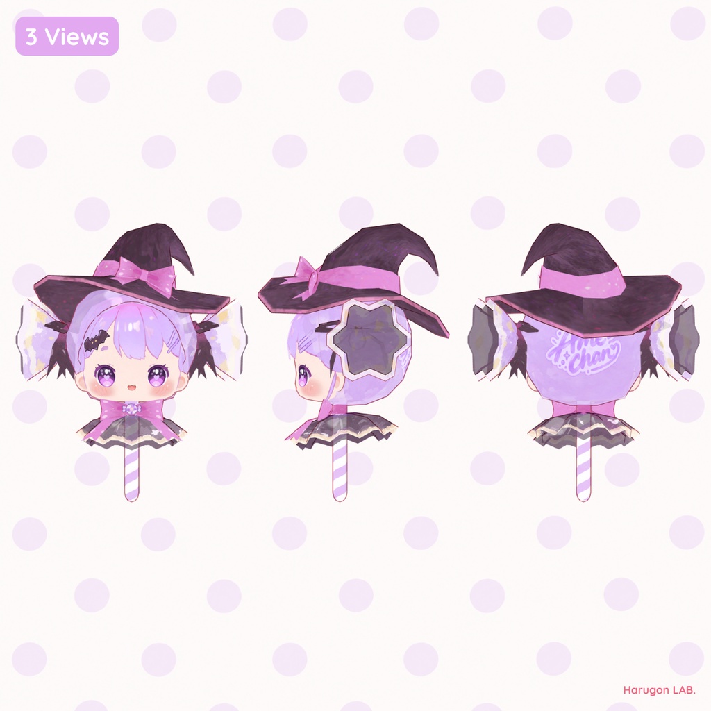 「AMECHAN / あめちゃん」専用3D衣装「Witch」