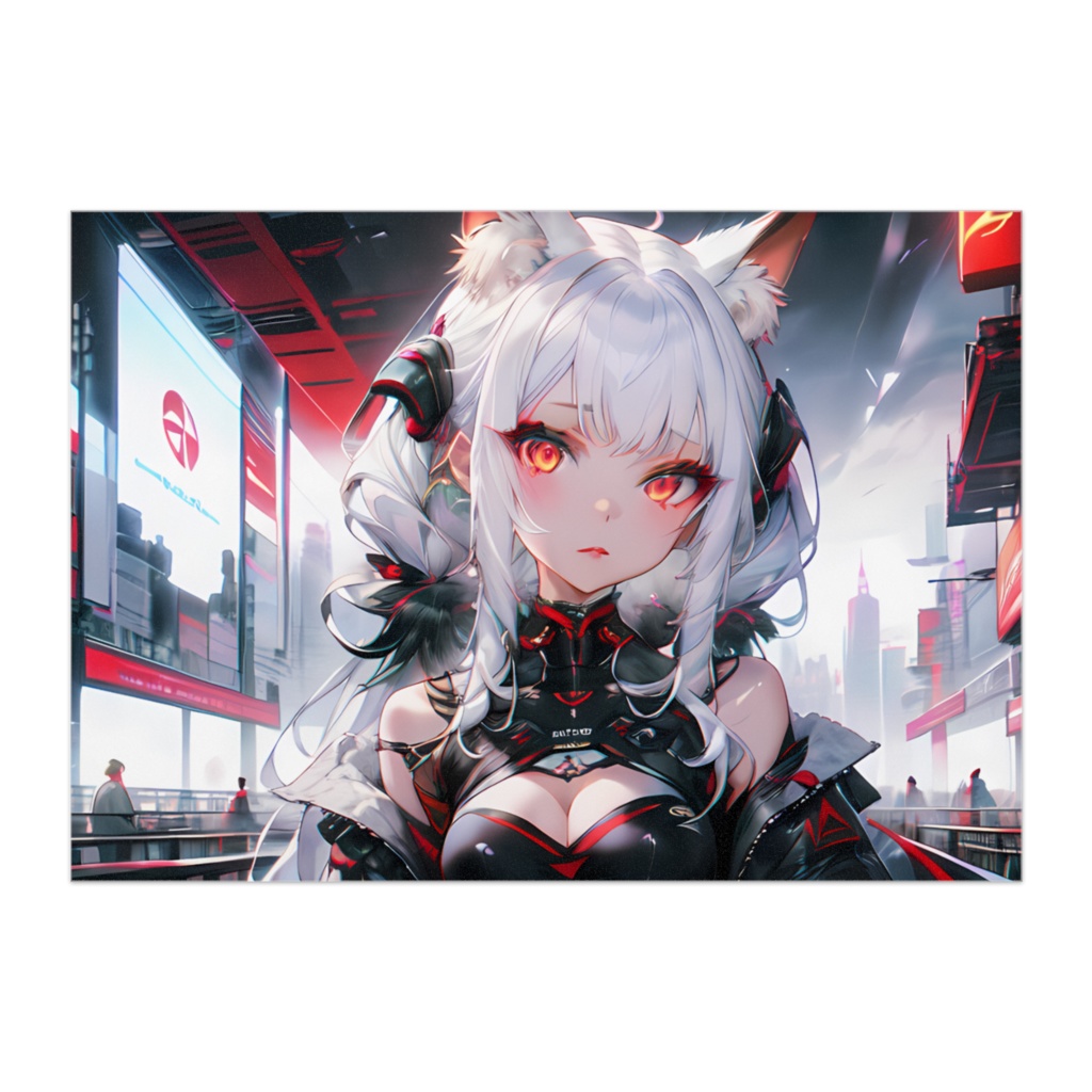 kitsune cyberpunk