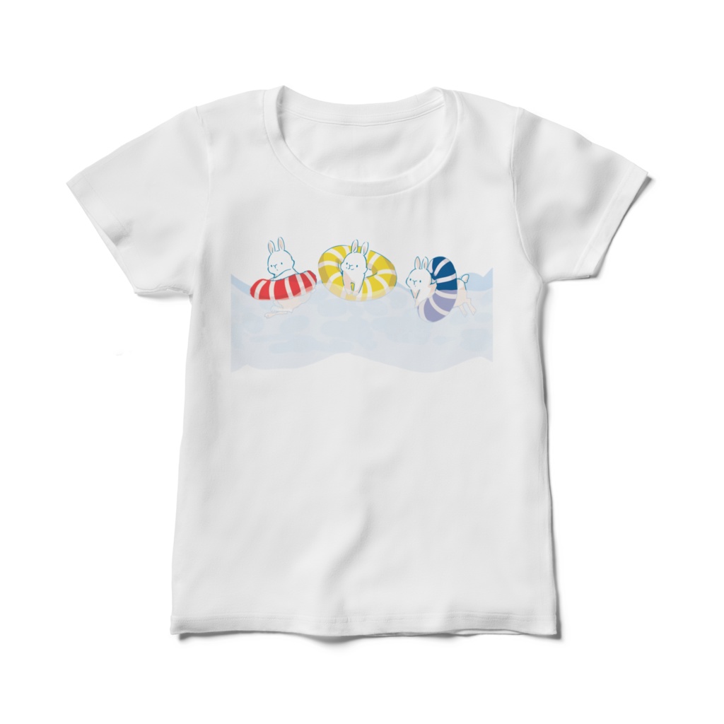 うさぎの夏休みTシャツ