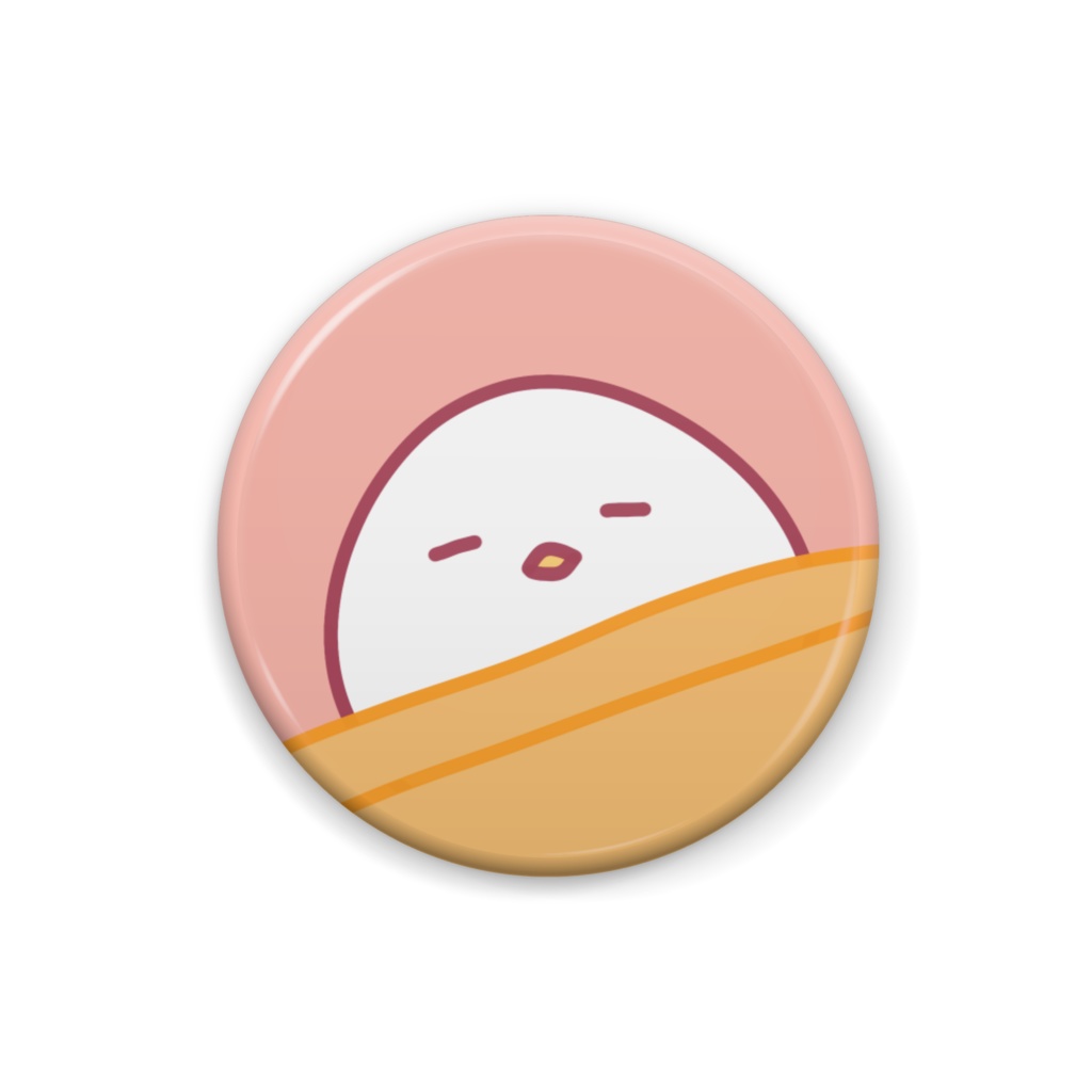 黄昏こはく(おふとん)　缶バッジ