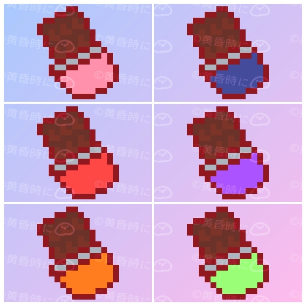 ドットチョコレート【アイコン・素材】【全12枚】