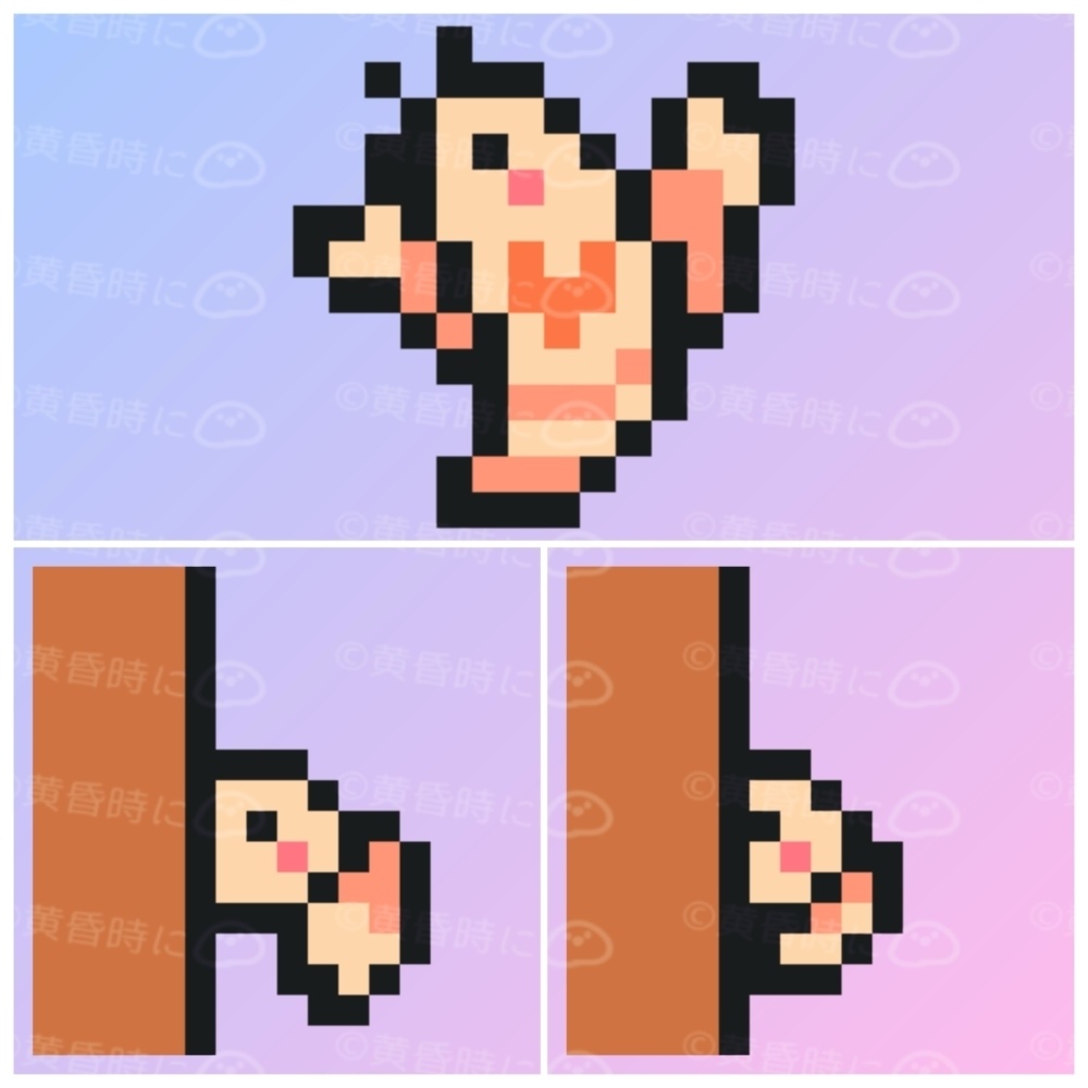 カクレエビ2【全12枚】【ドット絵アイコン・素材】