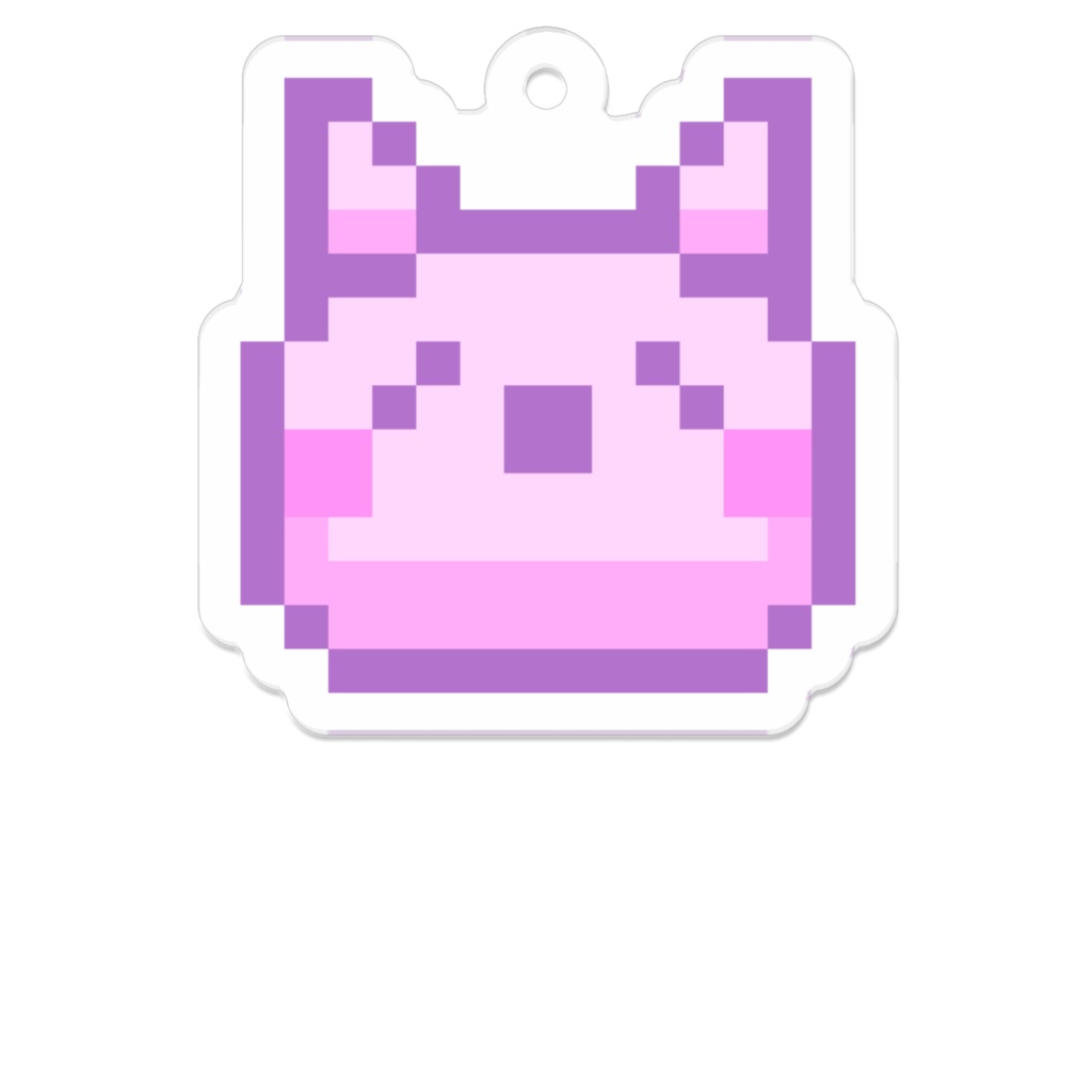 ねこっぽいの(ドット絵) アクリルキーホルダー