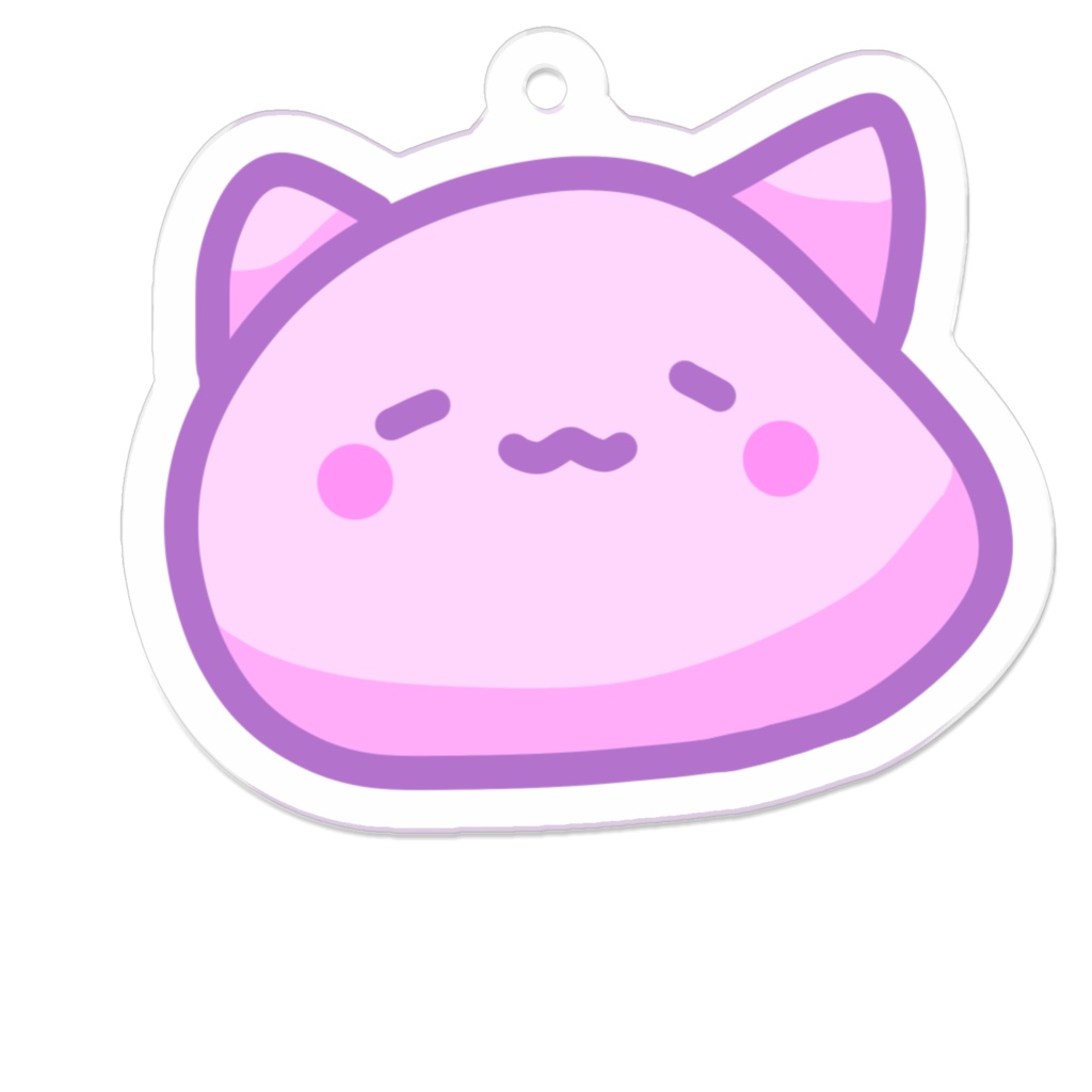 ねこっぽいの アクリルキーホルダー