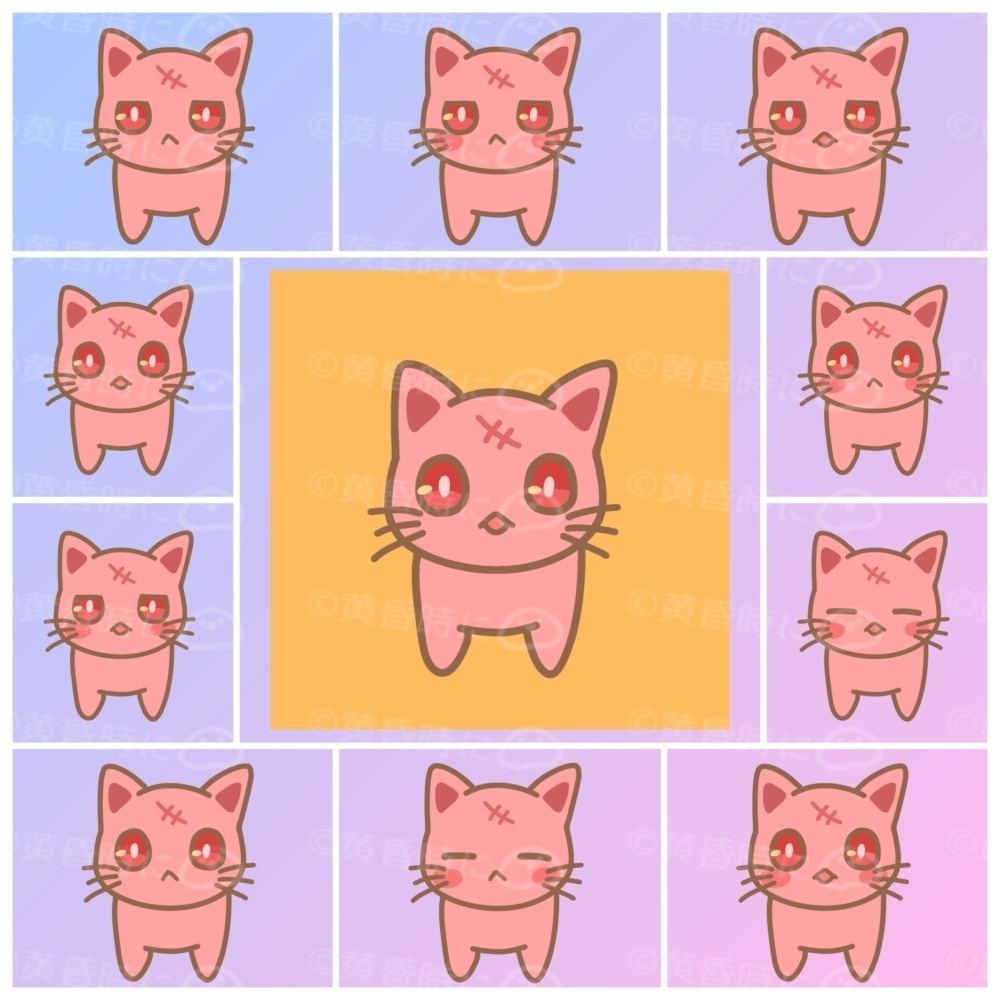 ケモノ系モンスター3【全11枚】【デフォルメイラスト素材】